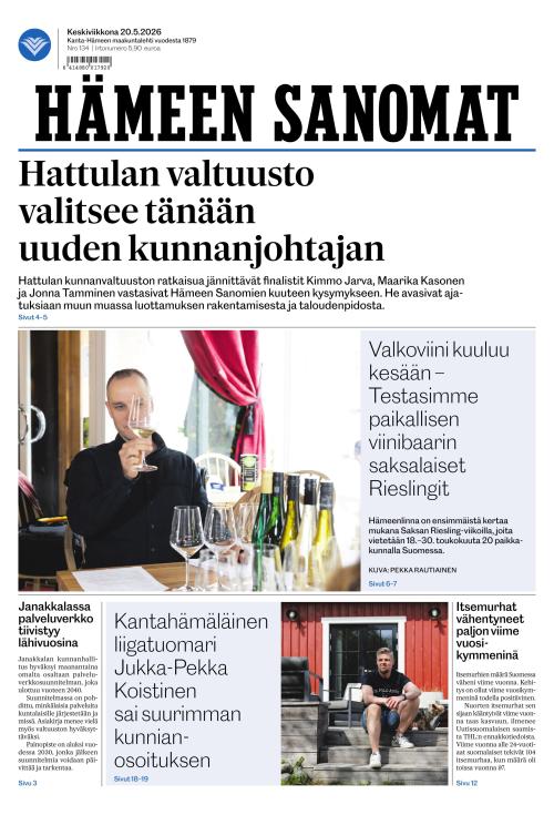 Hämeen Sanomat 20.5.2026