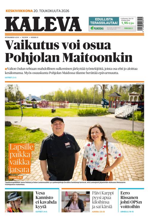 Kaleva 20.5.2026