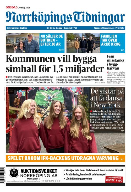 Norrköpings Tidningar 20.5.2026