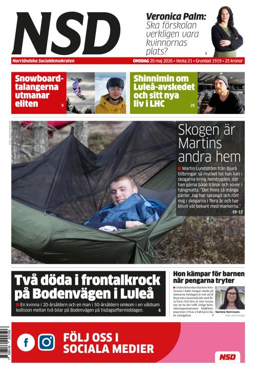 Norrländska Socialdemokraten 20.5.2026