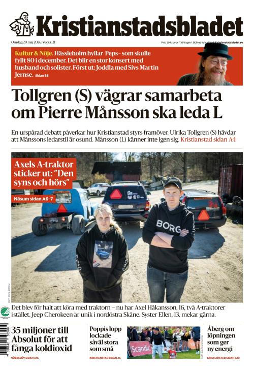 Kristianstadsbladet 20.5.2026