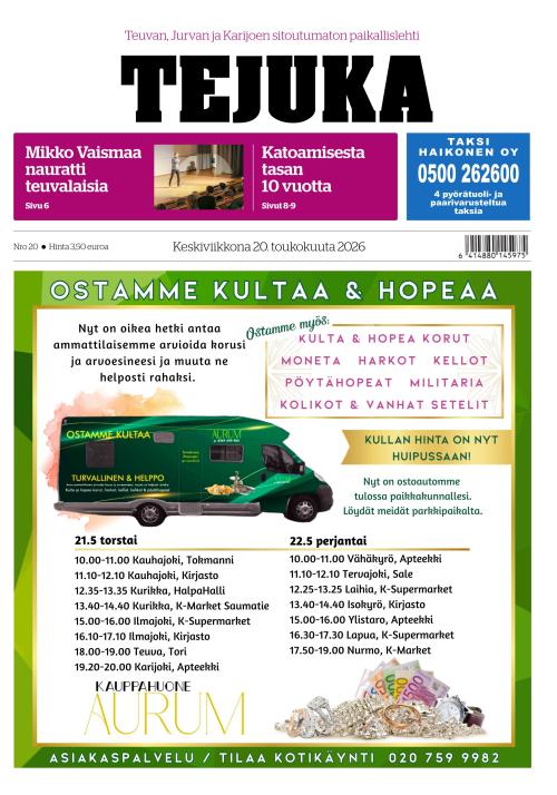 Tejuka 20.5.2026