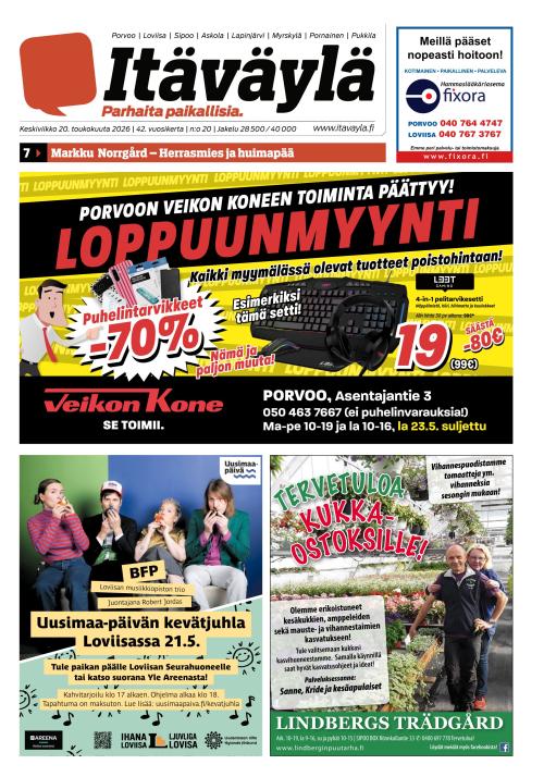 Itäväylä 20.5.2026