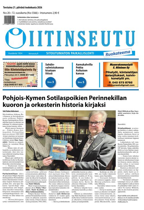 Iitinseutu 21.5.2026