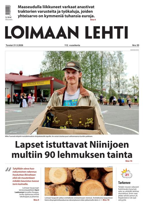 Loimaan Lehti 21.5.2026