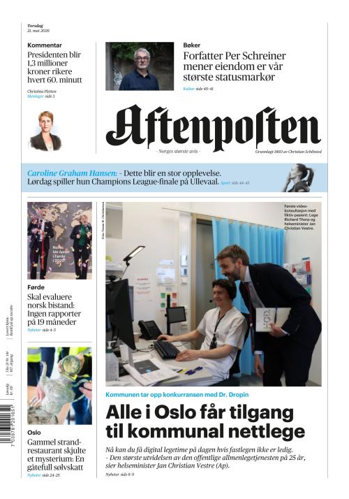 Aftenposten 21.5.2026