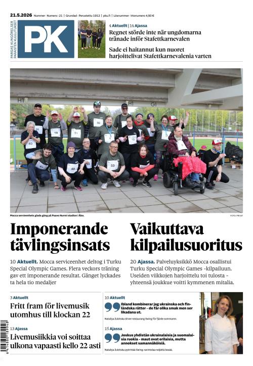 Paraisten kuulutukset 21.5.2026