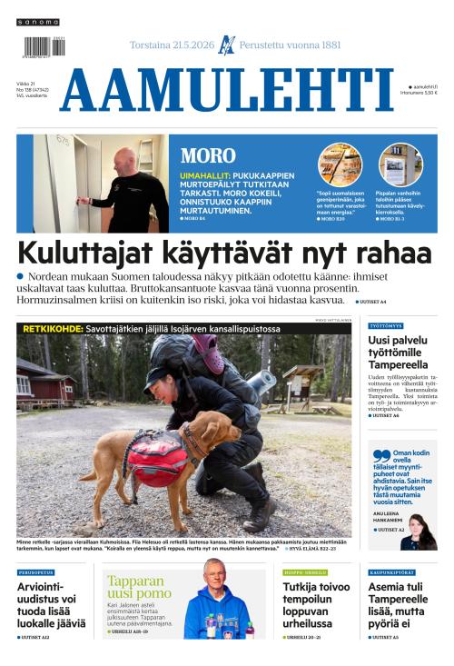 Aamulehti 21.5.2026