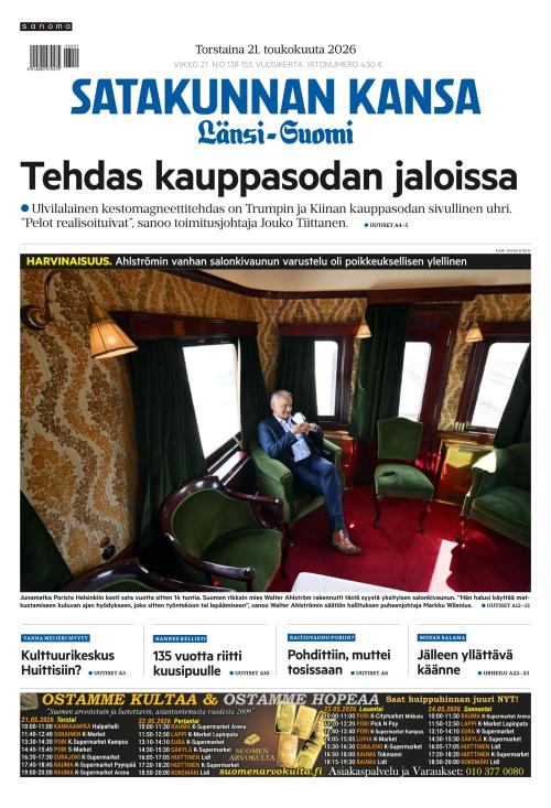Satakunnan Kansa Länsi-Suomi 21.5.2026