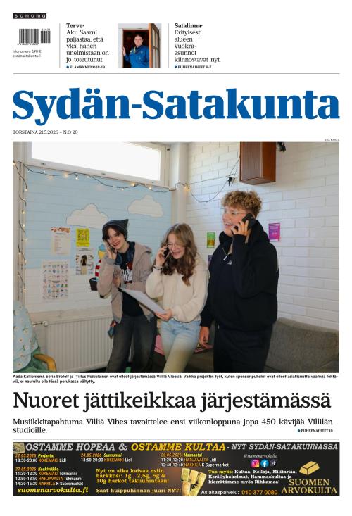 Sydän-Satakunta ja Jokilaakso 21.5.2026