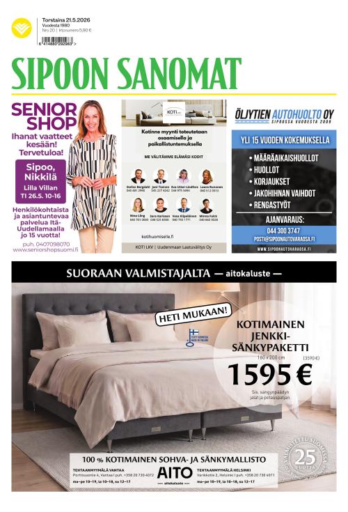 Sipoon Sanomat 21.5.2026