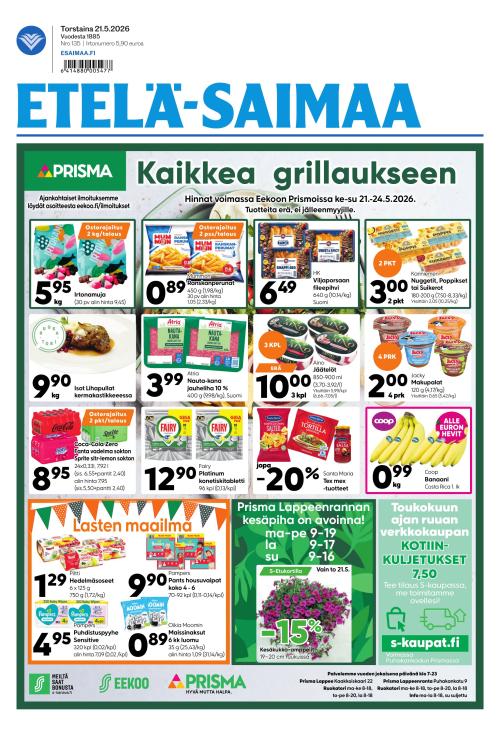 Etelä-Saimaa 21.5.2026