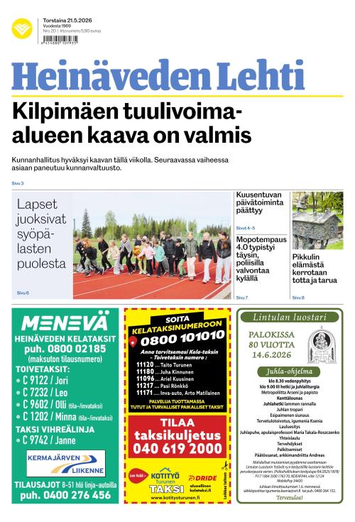 Heinäveden lehti 21.5.2026
