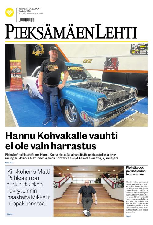 Pieksämäen lehti 21.5.2026
