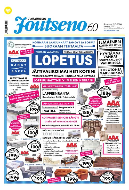 Paikallislehti Joutseno 21.5.2026