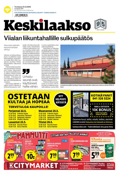 Keskilaakso 21.5.2026