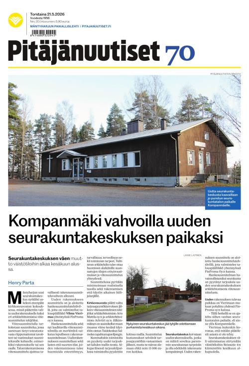 Pitäjänuutiset 21.5.2026