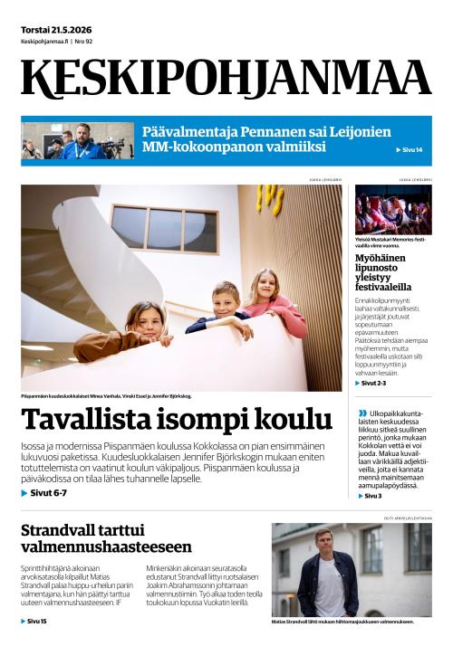 Keskipohjanmaa 21.5.2026