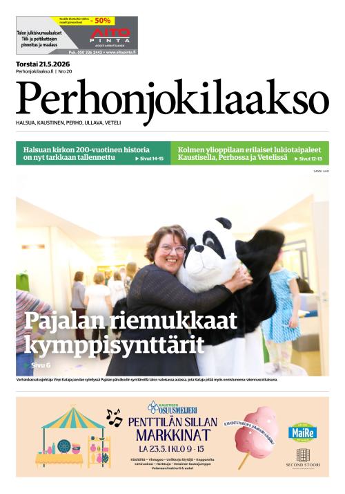 Perhonjokilaakso 21.5.2026