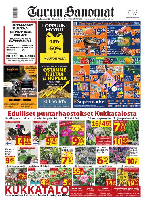 Turun Sanomat 21.5.2026