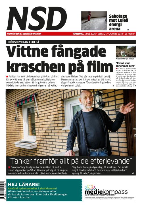 Norrländska Socialdemokraten 21.5.2026