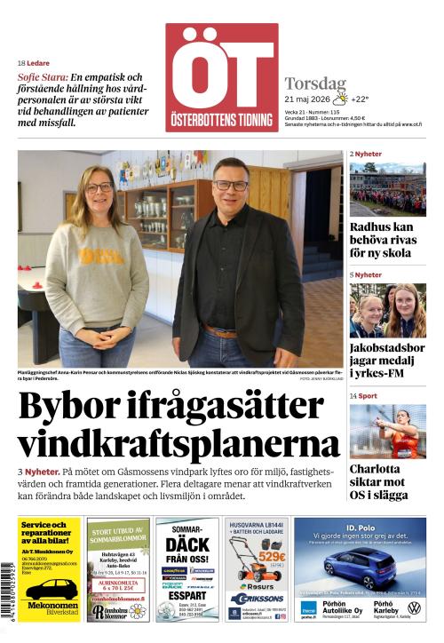 Österbottens Tidning 21.5.2026