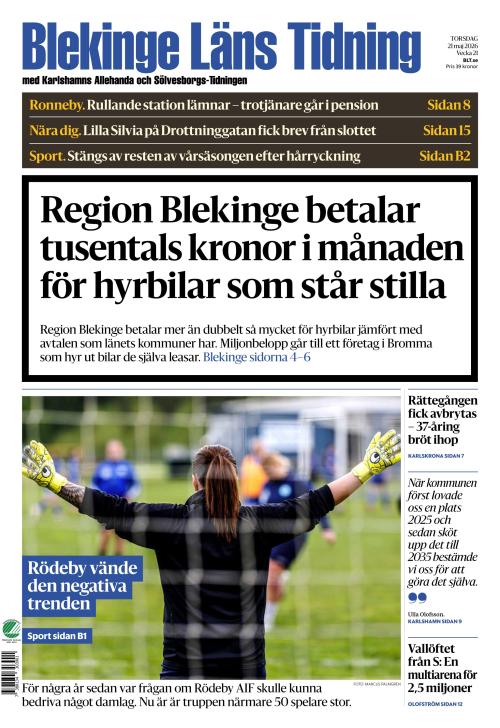 Blekinge Läns Tidning 21.5.2026