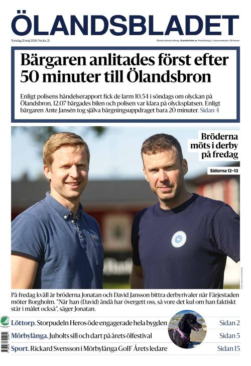 Ölandsbladet 21.5.2026