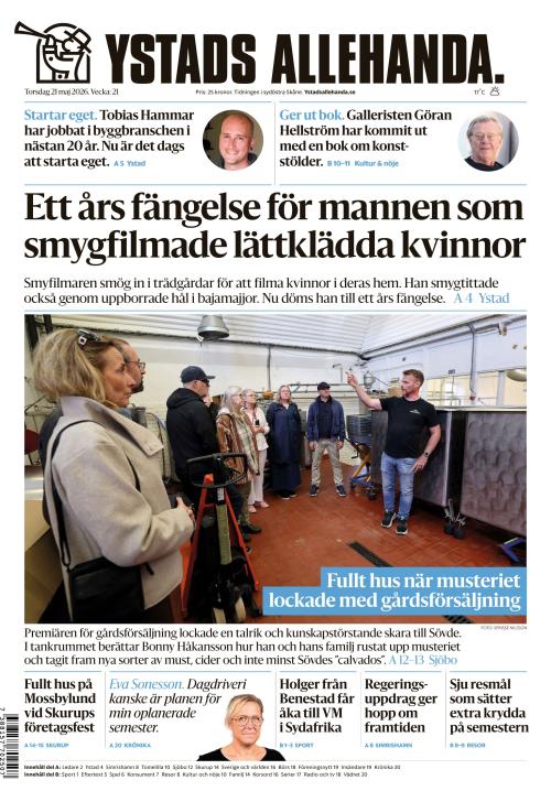 Ystads Allehanda 21.5.2026