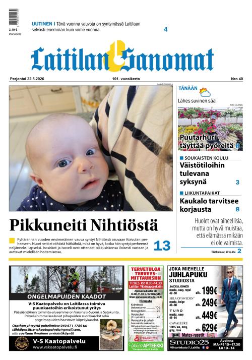 Laitilan Sanomat 22.5.2026