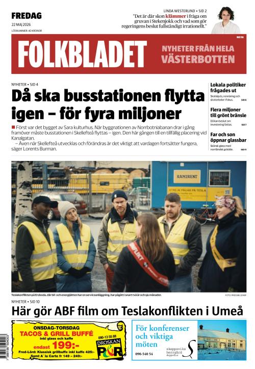 Folkbladet (Västerbotten) (SE) 22.5.2026