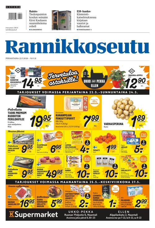 Rannikkoseutu 22.5.2026