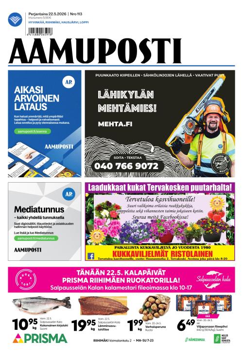 Aamuposti 22.5.2026
