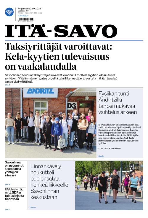Itä-Savo 22.5.2026