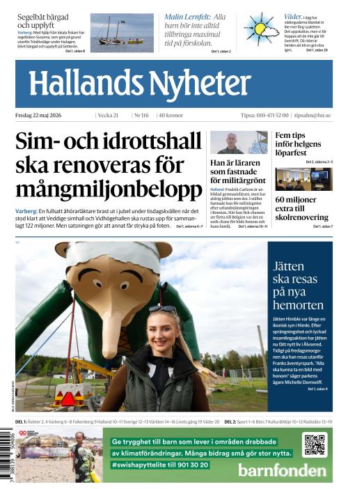 Hallands Nyheter 22.5.2026