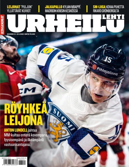 Urheilulehti 22.5.2026