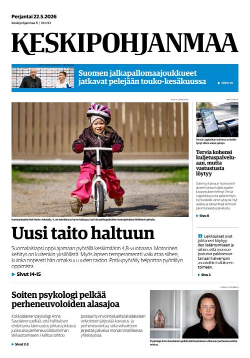 Keskipohjanmaa 22.5.2026