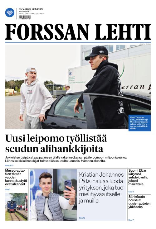 Forssan Lehti 22.5.2026