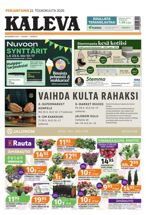 Kaleva 22.5.2026