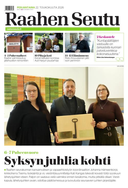 Raahen Seutu 22.5.2026
