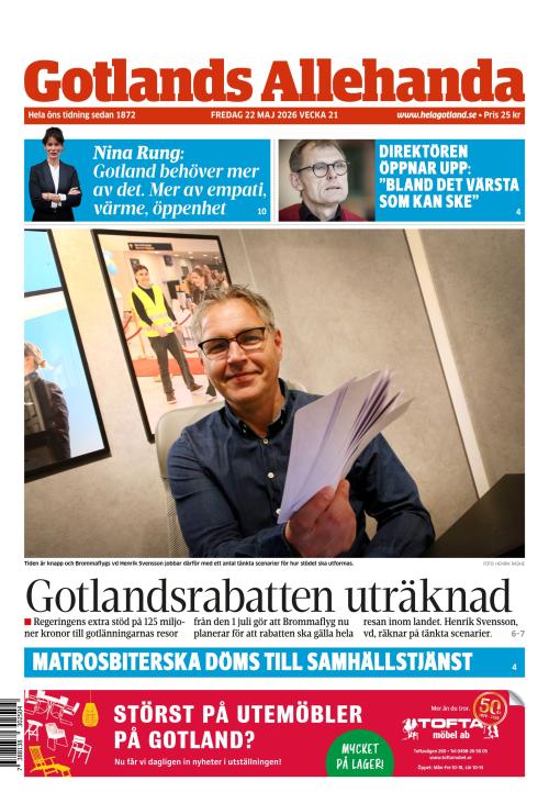 Gotlands Allehanda 22.5.2026