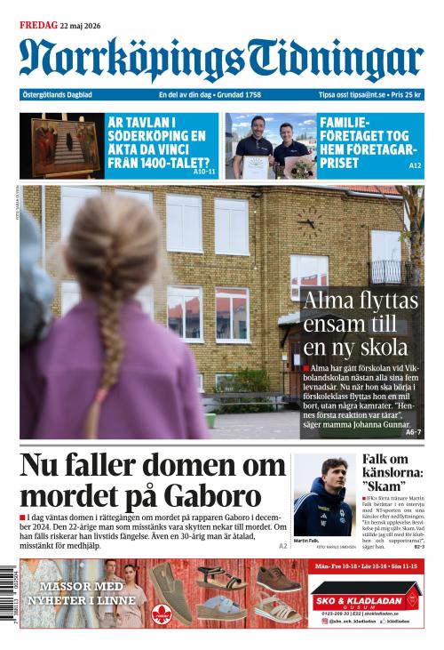 Norrköpings Tidningar 22.5.2026