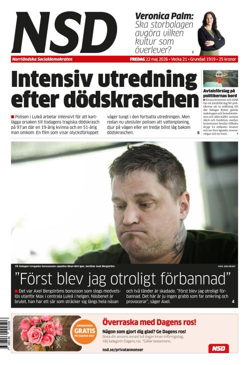 Norrländska Socialdemokraten 22.5.2026