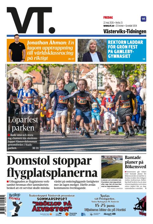 Västerviks-Tidningen 22.5.2026