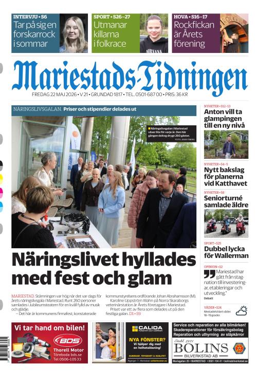 Mariestads-Tidningen 22.5.2026