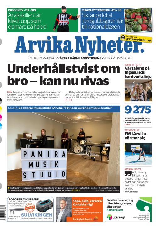Arvika Nyheter 22.5.2026