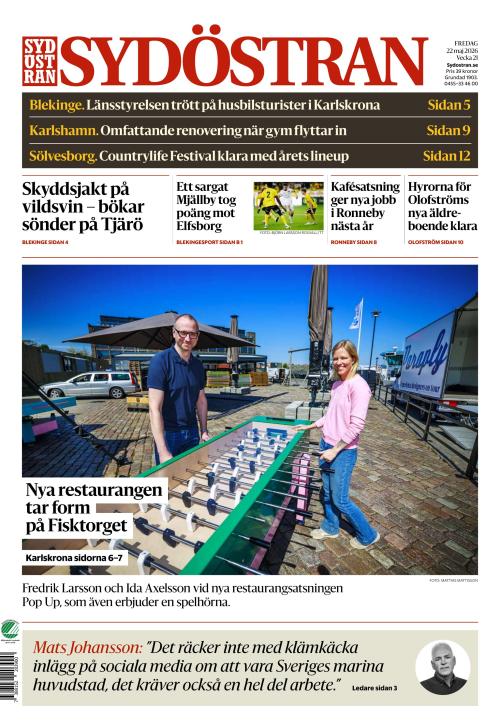 Sydöstran 22.5.2026