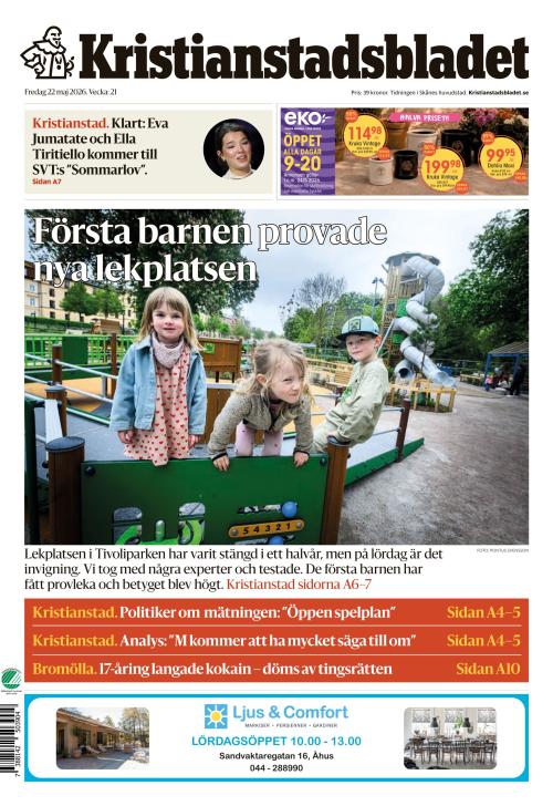Kristianstadsbladet 22.5.2026