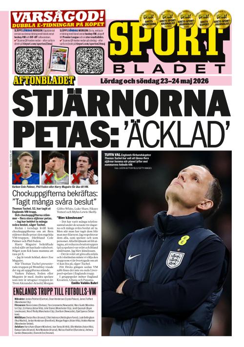 Aftonbladet Sportbladet 23.5.2026