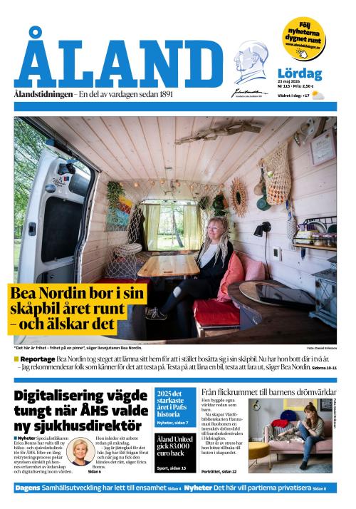 Ålandstidningen 23.5.2026